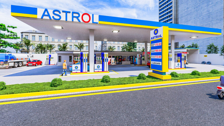 Astrol Petrol Station – Render